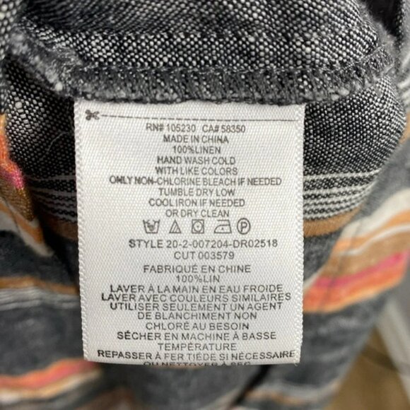 Joie Rosabel Halter 100% Linen Tiered Maxi Dress size medium - Picture 15 of 16